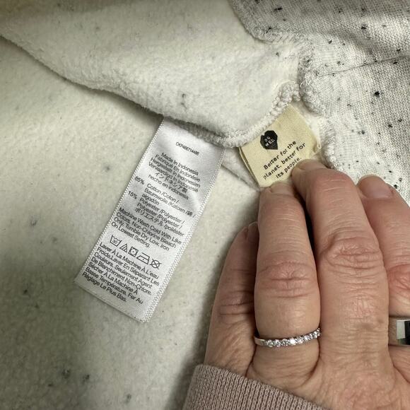 Madewell Women’s Heathered Gray Speckled Sweatshirt - Size M - Picture 8 of 8